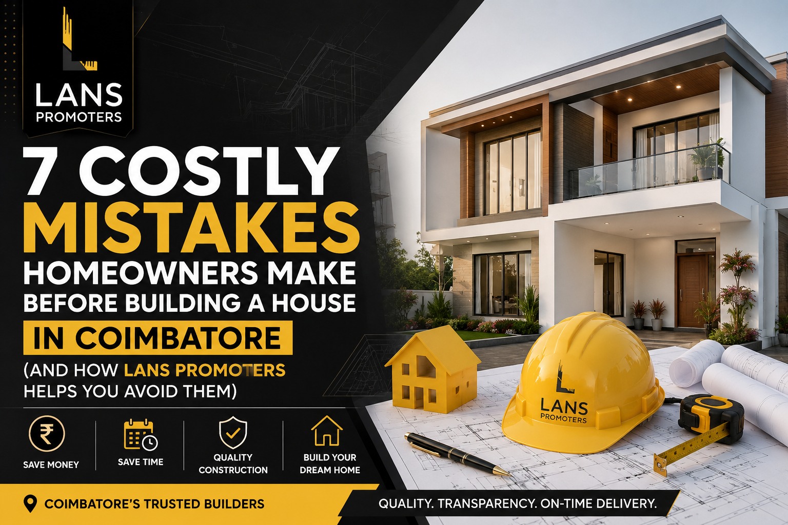 Top 10 reasons why LANS Promoters is the best builder in Coimbatore